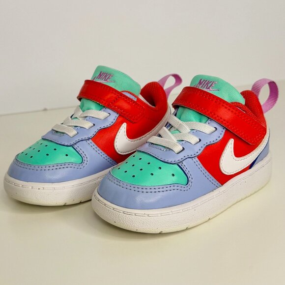 Nike Court Borough Low ReCraft Kids Sneakers DV5457-400‎ SIZE 6C - Picture 1 of 9